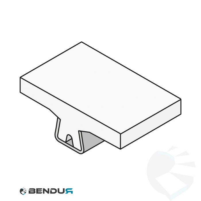 Stainless steel profile with guide rail | 57