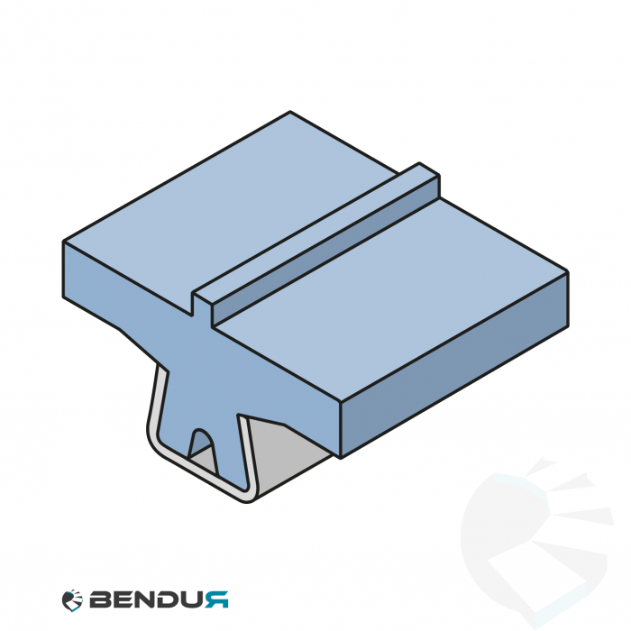Stainless steel profile with guide rail | 43