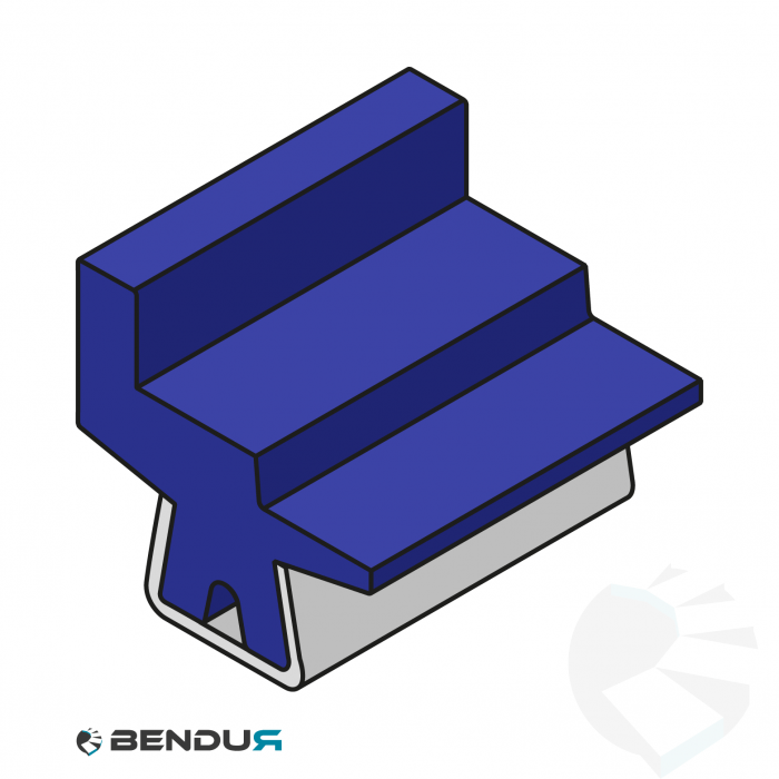 Stainless steel profile with guide rail | 31