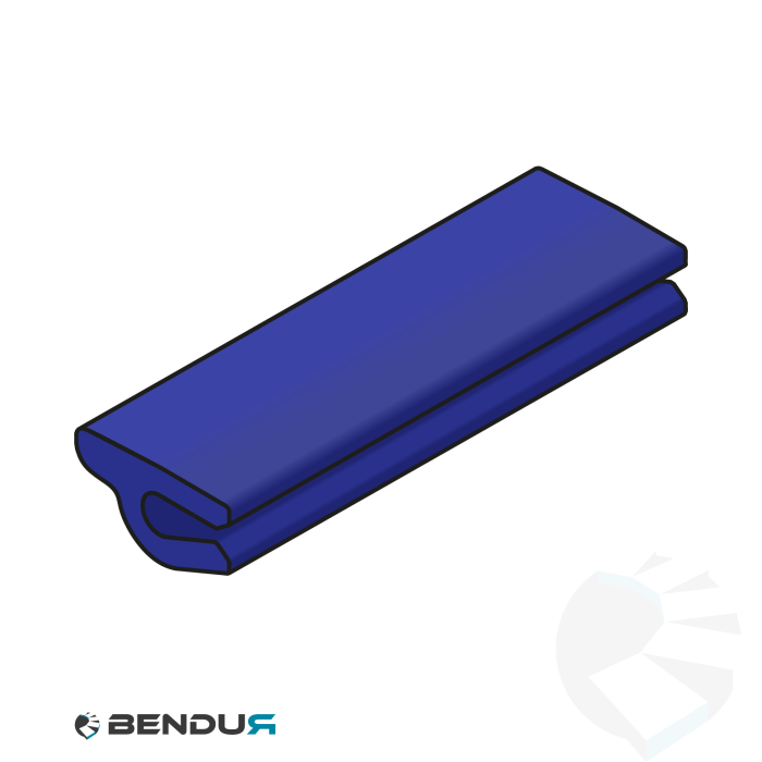 Extruded plastic neck guide profile | 12 Extruded plastic neck guide profile | 12