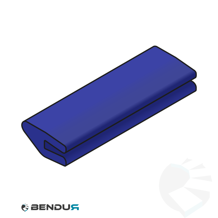 Extruded plastic neck guide profile | 12
