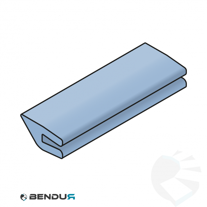 Extruded plastic neck guide profile | 12