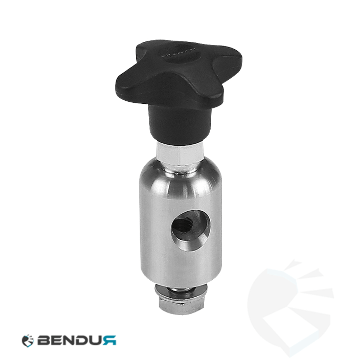 Stainless steel adjustable head + pa knob | Ø12