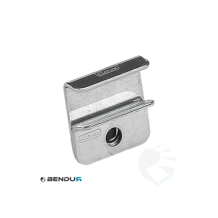 Stainless steel side guide clamp single w=38 for conical rail Stainless steel side guide clamp single w=38 for conical rail