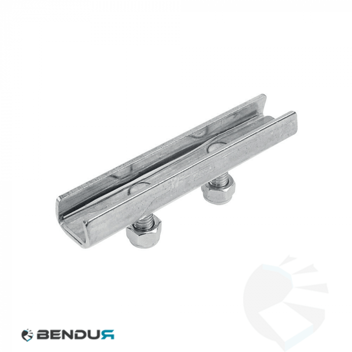 Stainless steel connecting clamp 2-pieces for conical rail Stainless steel connecting clamp 2-pieces for conical rail