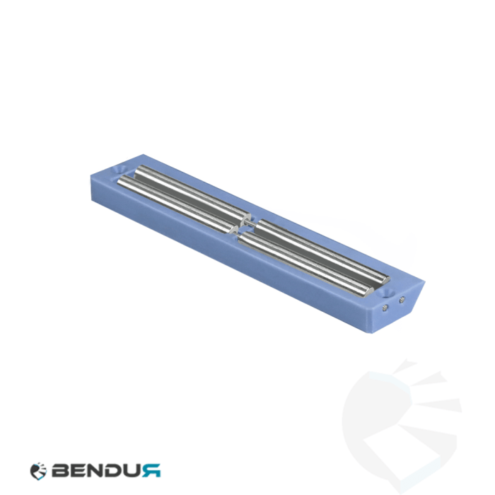 Plastic transfer module l=200 | type C - 4 rows ss roller - blue