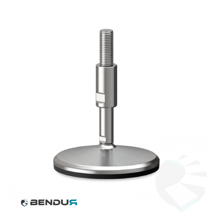 Leveling foot hygienic with overmolded baseplate - Ø150 + ar Leveling foot hygienic with overmolded baseplate - Ø150 + ar