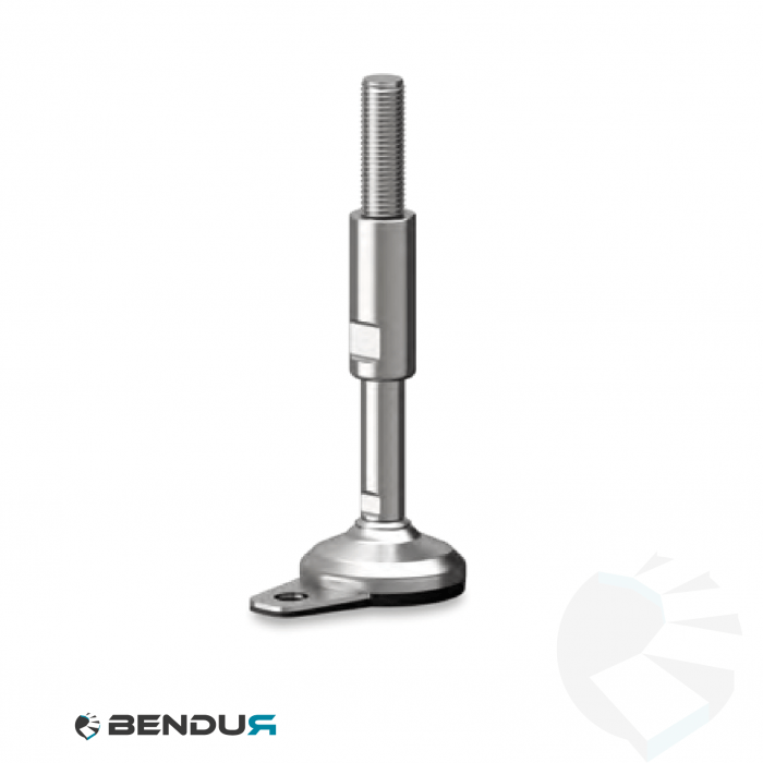 Leveling foot hygienic with overmolded baseplate + fh - Ø60 + ar