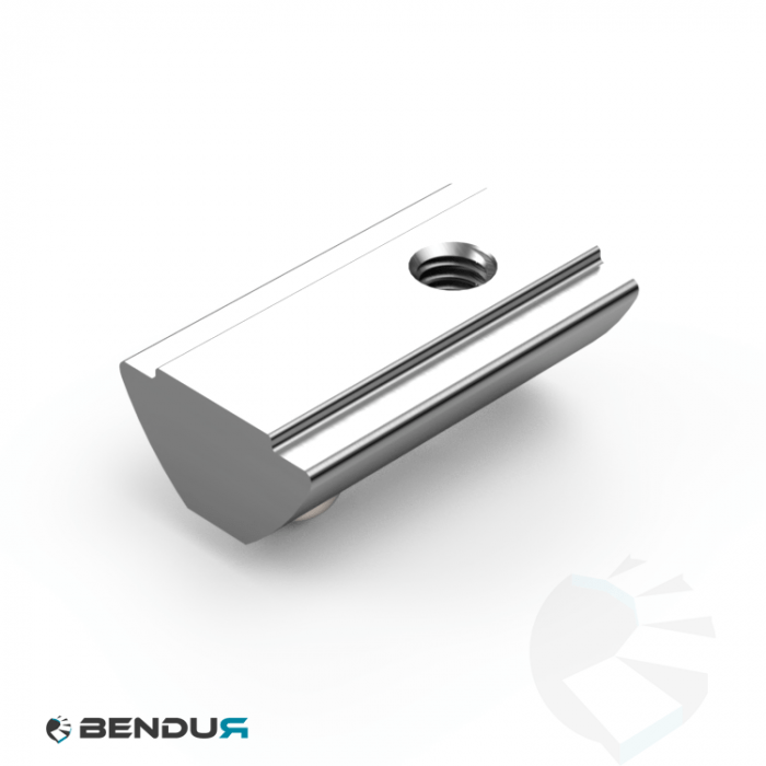 Roll-in T-slot nut 12.9 x 7.2 sa with spring loaded ball - slot 8 | 0.8 Roll-in T-slot nut 12.9 x 7.2 sa with spring loaded ball - slot 8 | 0.8