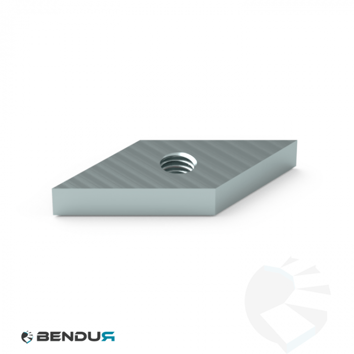 Rhombus threaded plate | 14.0x10.5x4.0 Rhombus threaded plate | 14.0x10.5x4.0