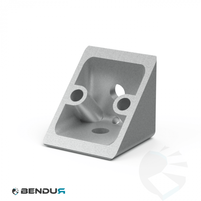 Zinc die-cast corner connector ISB - slot 8 | 40x40 Zinc die-cast corner connector ISB - slot 8 | 40x40