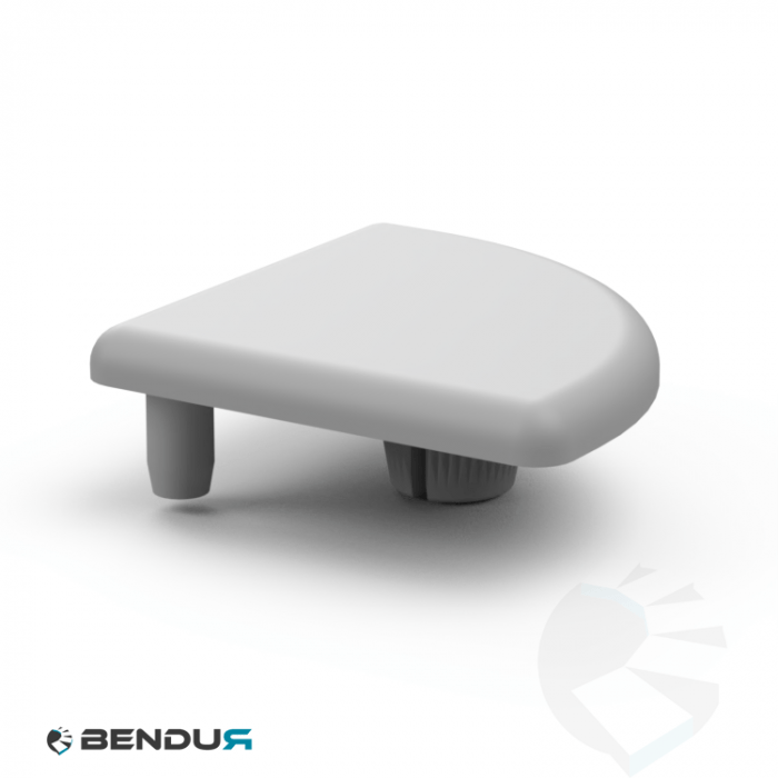 Plastic cover cap for BSB profile - slot 10 | 40x40 R33.3 - 90° Plastic cover cap for BSB profile - slot 10 | 40x40 R33.3 - 90°