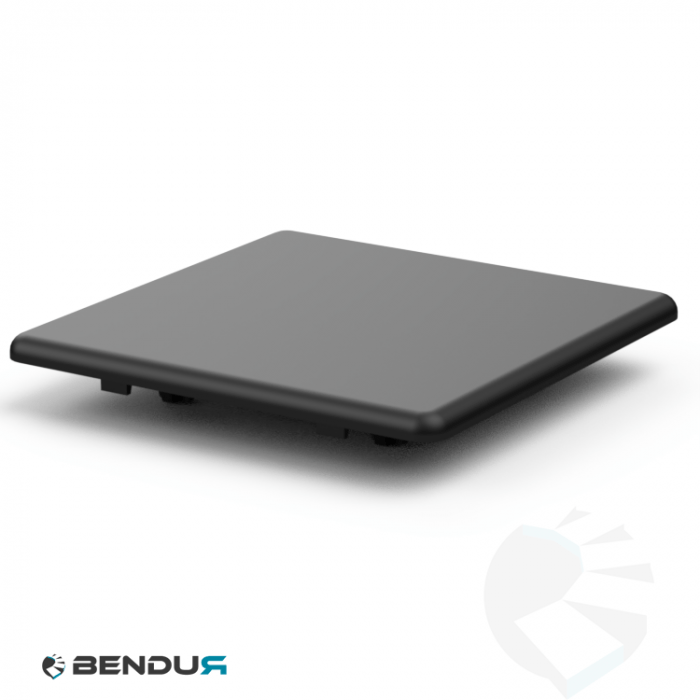 Plastic cover cap for ISB profile - slot 8 | 80x80 Plastic cover cap for ISB profile - slot 8 | 80x80