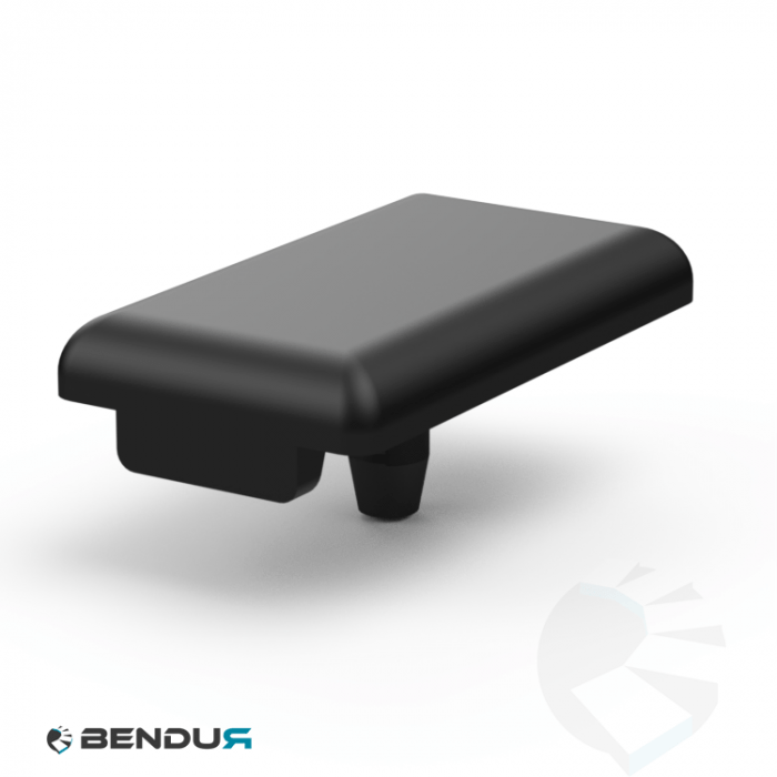 Plastic cover cap for ISB profile - slot 10 | 18x32 Plastic cover cap for ISB profile - slot 10 | 18x32