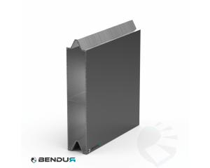 Aluminium tautliner sideboard profile | 125x25 - Type 3