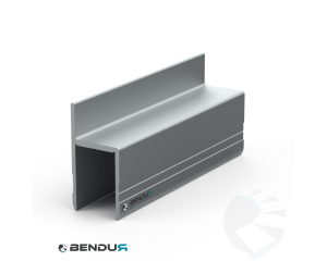 Aluminium construction H-profile 25 | 30.5x60