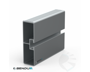 Aluminium side guard profile | 100x30 - Type 1