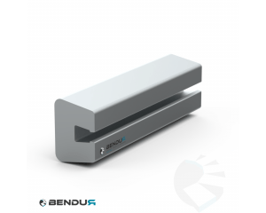 Aluminium profile for neck guide profile rail type B | 17x12 | l=3m