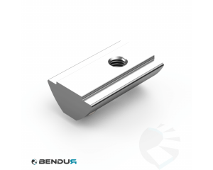 Indraaibare T-sleuf moer 13.5 x 7.2 zu ISB met veerbelaste kogel - sleuf 8 | 0.8