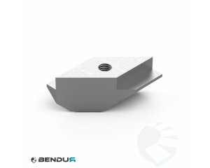 Ruit T-sleuf moer zu ISB - sleuf 8 | 14.0x8.3 - 2.9