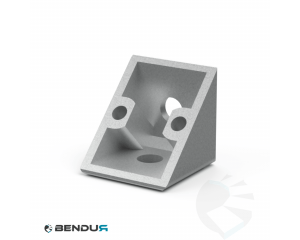 Zink gegoten hoekverbinder ISB - sleuf 5 | 20x20