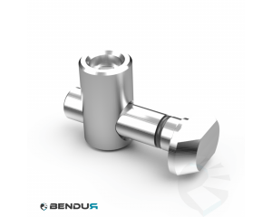 CENTRAL QUICK CONNECTOR 90&deg; BSB - SLOT 8 | 7.1x33.0