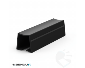 PLASTIC REDUCTION PROFILE BSB - SLOT 10 | 2 - 6 mm - L=2mtr