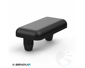 Kunststof afdekkap voor ISB profiel - sleuf 5 | 20x10