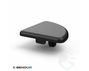 Kunststof afdekkap voor ISB profiel - sleuf 6 | 30x30 R30 - 90°