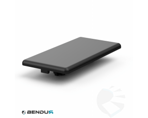 Plastic cover cap for BSB profile - slot 10 | 40x80