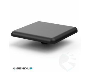 Plastic cover cap for ISB profile - slot 8 | 40x40