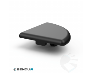 Plastic cover cap for ISB profile - slot 8 | 40x40 R40 - 90&deg;