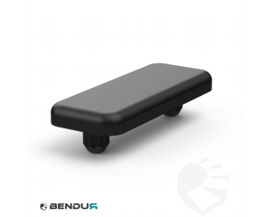 Kunststof afdekkap voor ISB profiel - sleuf 8 | 16x40