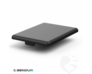 Kunststof afdekkap voor BSB profiel - sleuf 10 | 45x60