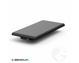 Plastic cover cap for BSB profile - slot 10 | 45x90