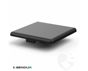 Kunststof afdekkap voor BSB profiel - sleuf 10 | 50x50