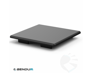 Plastic cover cap for BSB profile - slot 10 | 90x90