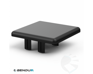 Plastic cover cap without hole for BSB wire mesh profile | 30x30