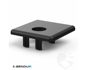 Plastic cover cap with hole for BSB wire mesh profile | 30x30