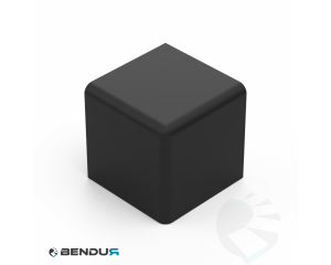 Plastic cover cap for 3-way corner connector ISB | angular 40