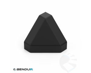 Plastic cover cap for 3-way corner connector ISB | beveled 40