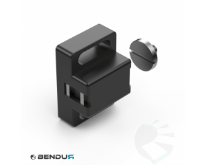 Magnetic catch 30 plastic pa + assembly set