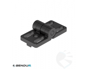 Zinc die-cast hinge 30 with oblong holes - slot 8