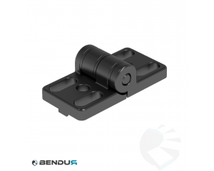 Zinc die-cast hinge 40 with oblong holes - slot 8