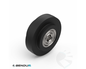 Slide roller with ball bearing - slot 8 | &Oslash;39