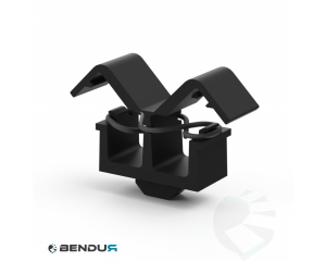 Clip cable binder with hammer head BSB - slot 8 | 2 chambers