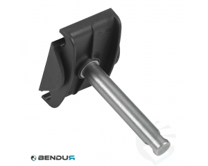 Plastic side guide clamp double w=56 for round bar &Oslash;12