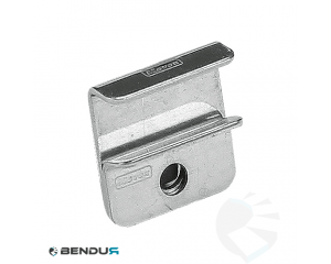 Stainless steel side guide clamp single w=38 for conical rail