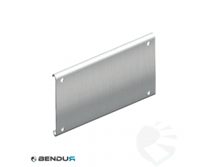 Plastic connecting plate for side guide