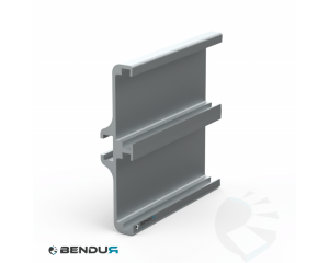 Aluminium guide profile h=92 used for single side guide - l=3m
